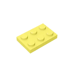 Gobricks GDS-510 Plate 2 x 3 | Compatible Building Block for DIY Projects