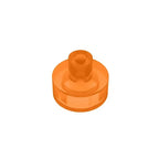 Gobricks Tile Round 1x1 with Bar and Pin Holder | Compatible Building Block