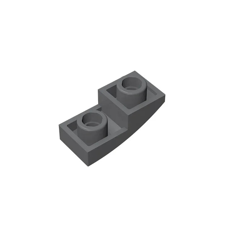 Gobricks GDS-795 Slope, Curved 2 x 1 Inverted | Compatible Building Block for DIY Projects