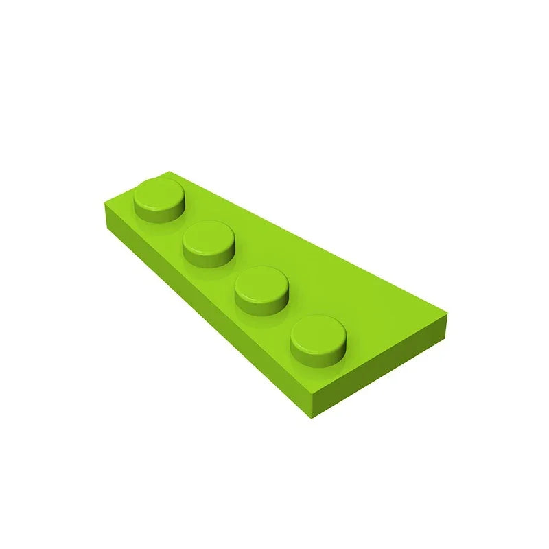 Gobricks GDS-549 Wedge Plate 4 x 2 Right | Building Block for Compatible DIY Sets