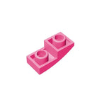 Gobricks GDS-795 Slope, Curved 2 x 1 Inverted | Compatible Building Block for DIY Projects