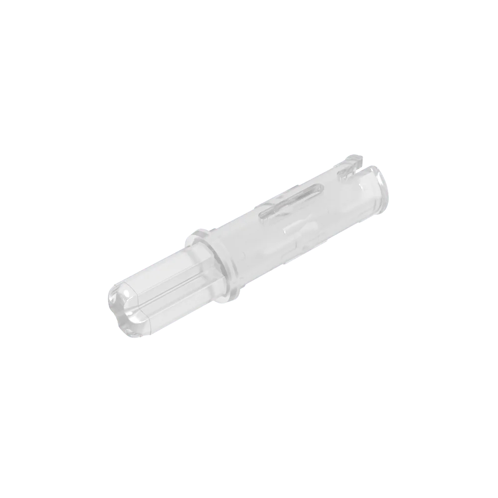 Gobricks GDS-929 Axle Pin 3L with Friction Ridges | Compatible Building Block for Technic