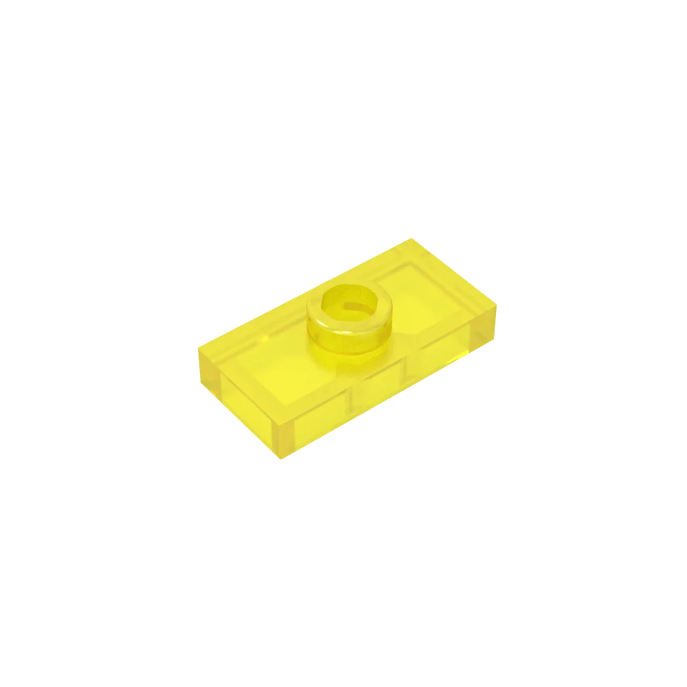 Gobricks PLATE 1X2 W. 1 KNOB | Modified Building Block Compatible with Lego 15573