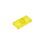 Gobricks PLATE 1X2 W. 1 KNOB | Modified Building Block Compatible with Lego 15573