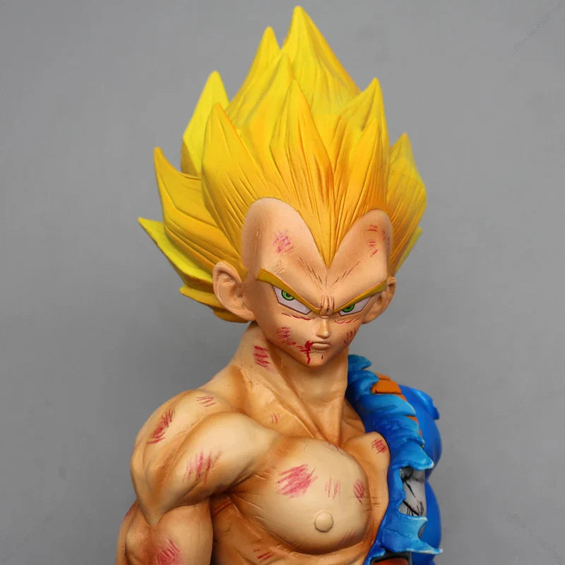 Ultra Ego Vegeta Anime Figure, Dragon Ball Z Gods of Destruction Action Figurines Statue 31 CM
