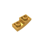 Gobricks GDS-795 Slope, Curved 2 x 1 Inverted | Compatible Building Block for DIY Projects