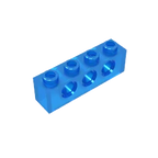 Gobricks GDS-625 Technical Brick 1x4 3-Hole | Compatible with Lego 3701
