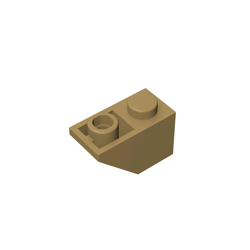 Gobricks GDS-597 Slope, Inverted 45 2x1 | Compatible Building Block for DIY