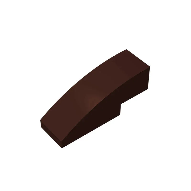 Gobricks GDS-657 Slope, Curved 3 x 1 | Compatible Building Block for Creative Construction