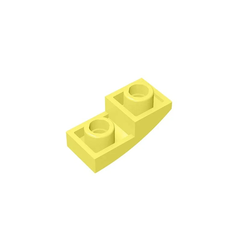 Gobricks GDS-795 Slope, Curved 2 x 1 Inverted | Compatible Building Block for DIY Projects