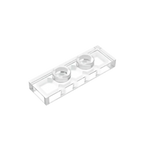 Gobricks GDS-1504 Plate, Modified 1 x 3 with 2 Studs (Double Jumper) | Compatible Building Block Piece