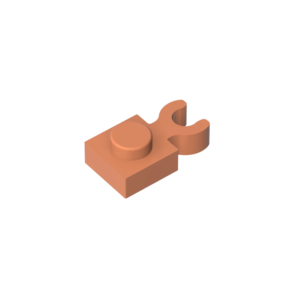 Gobrick GDS-814 PLATE 1X1 W. HOLDER | Building Block for DIY Creations