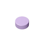 Gobricks GDS-612 Flat Tile 1x1 Round | Compatible Building Block