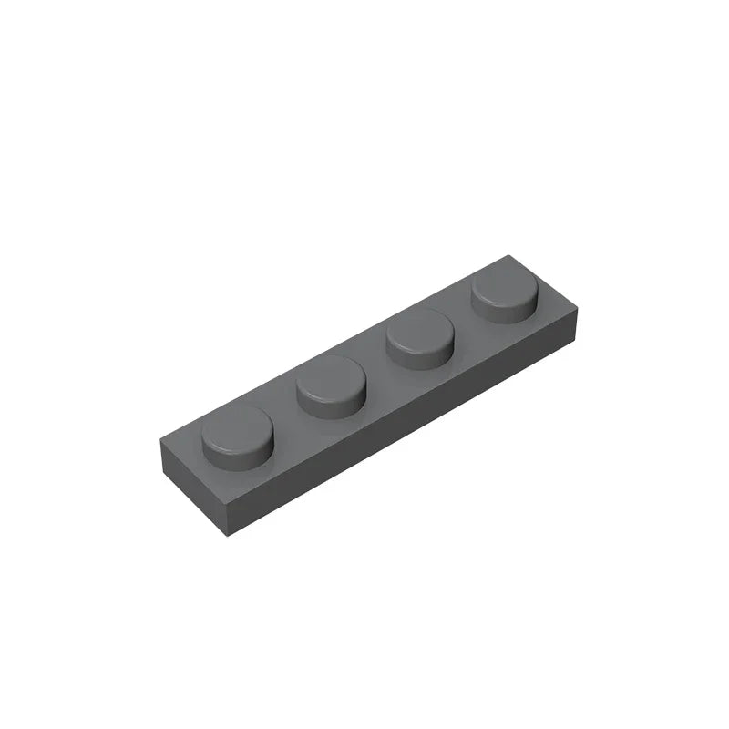Gobricks GDS-504 Plate 1 x 4 | Compatible Building Block Pieces