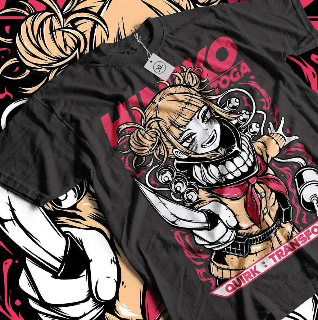 Himiko Toga T-Shirt: Kawaii MHA Villain Anime Tee