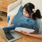 Kawaii Shark Plush Pillow – Super Soft Stuffed Animal Cuddle Toy
