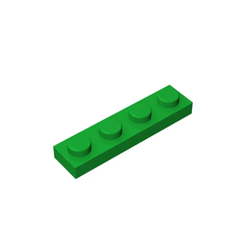 Gobricks GDS-504 Plate 1 x 4 | Compatible Building Block Pieces
