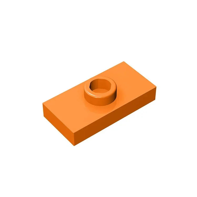 Gobricks PLATE 1X2 W. 1 KNOB | Modified Building Block Compatible with Lego 15573