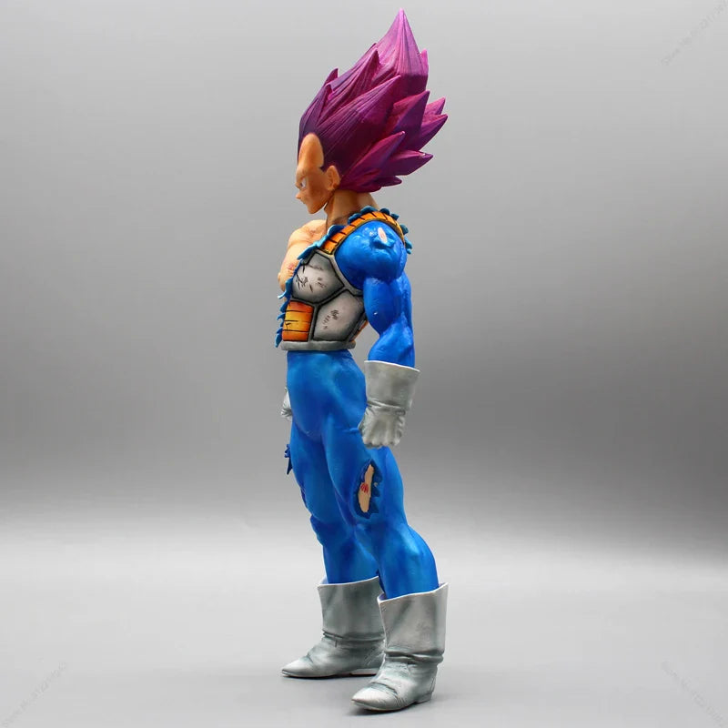 Ultra Ego Vegeta Anime Figure, Dragon Ball Z Gods of Destruction Action Figurines Statue 31 CM