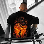 Dragon Ball Goku T-Shirt: Classic Hot Blood Anime Portrait