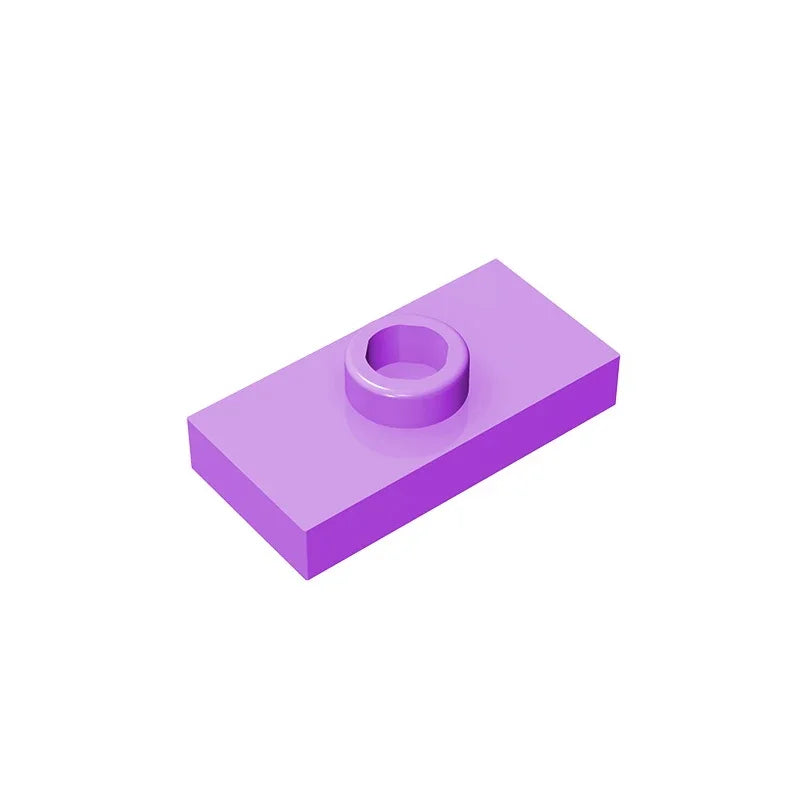 Gobricks PLATE 1X2 W. 1 KNOB | Modified Building Block Compatible with Lego 15573