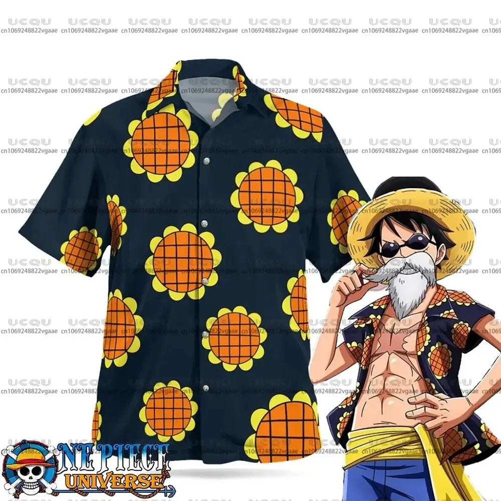 Luffy Hawaiian Shirt One Piece Set