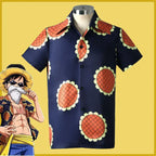 Monkey D Luffy Cosplay Costume One Piece Egghead Suit
