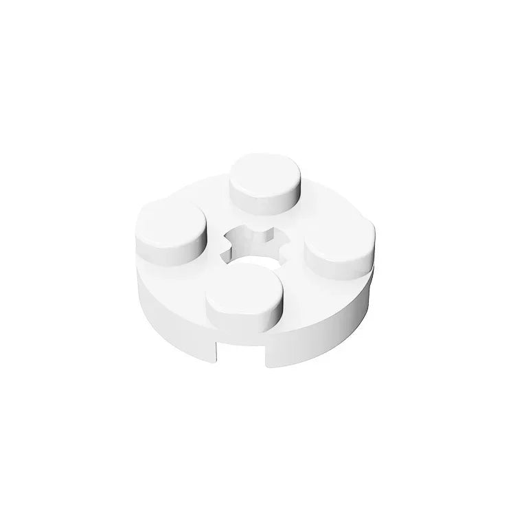 Gobricks GDS-609 PLATE 2X2 ROUND | Compatible Building Blocks for DIY Educational Models