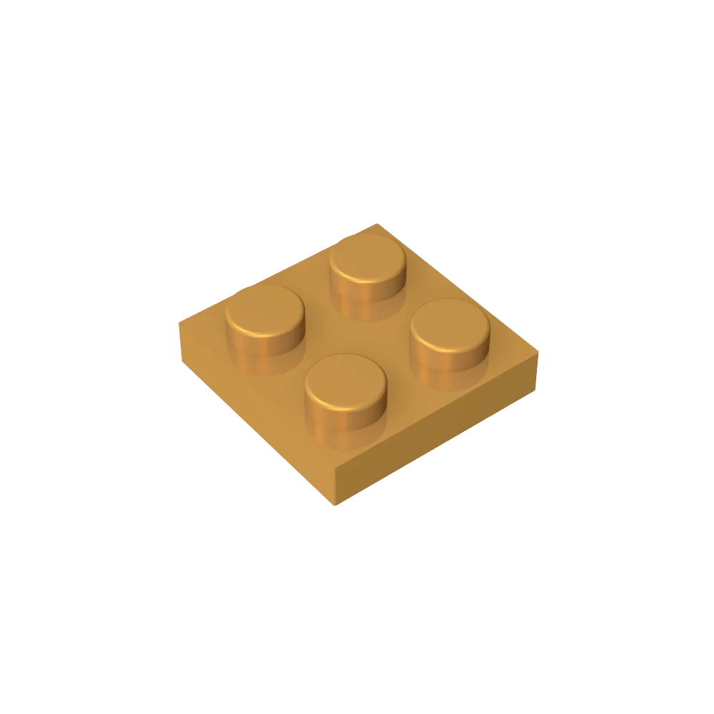 Gobricks Plate 2 x 2 Building Block | Compatible with Lego 3022