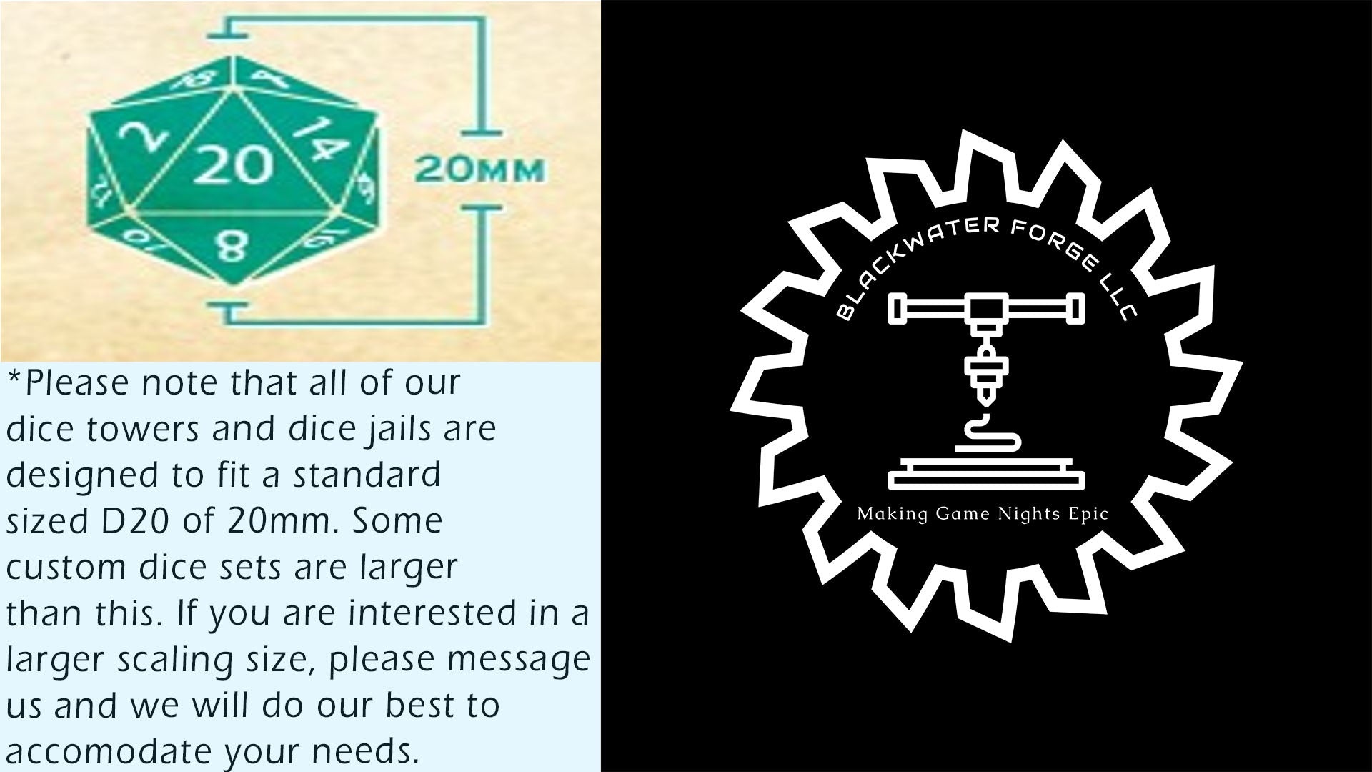 Mech Robot Sci-Fi 3D Printed Dice Tower - Fate's End Collection - Embrace the Power!