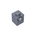 Gobricks GDS-635 BRICK 1X1 W. 1 KNOB | Single Side Bump Building Block Compatible with Lego 87087