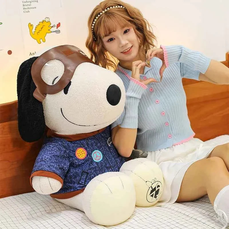 Cute Beagle Dog Plush Toy – Soft Cartoon Puppy Pillow