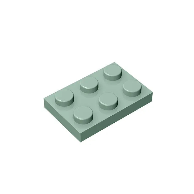 Gobricks GDS-510 Plate 2 x 3 | Compatible Building Block for DIY Projects