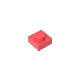 Gobricks GDS-501 Plate 1 x 1 | Compatible Building Blocks for DIY