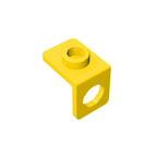 Gobricks GDS-1165 Minifig Neck Bracket with Back Stud | Thin Back Wall Building Block