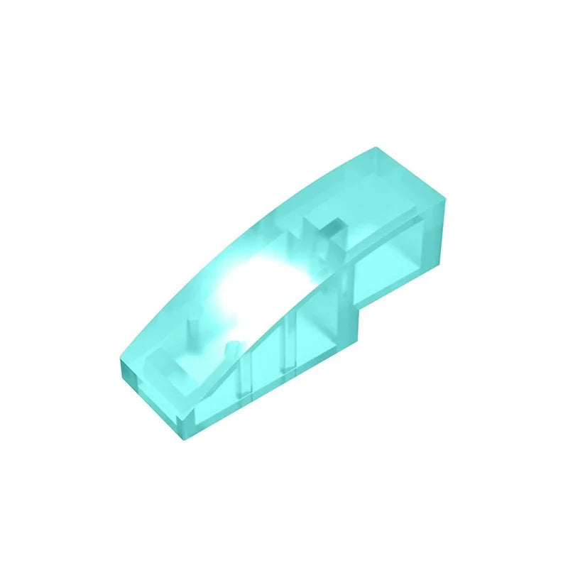 Gobricks GDS-657 Slope, Curved 3 x 1 | Compatible Building Block for Creative Construction