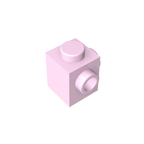 Gobricks GDS-1046 Modified Brick 1 x 1 with Studs on 2 Sides | Building Block for DIY