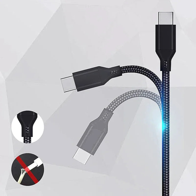 USB Type-C Charging Cable for PS5 Xbox Series S/X Controller | 10ft Fast Charging Cord