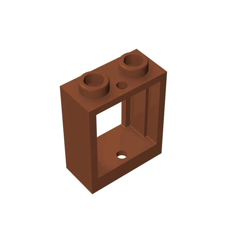 Gobricks GDS-783 Frame 1x2x2 Window | Compatible Building Block for DIY Projects