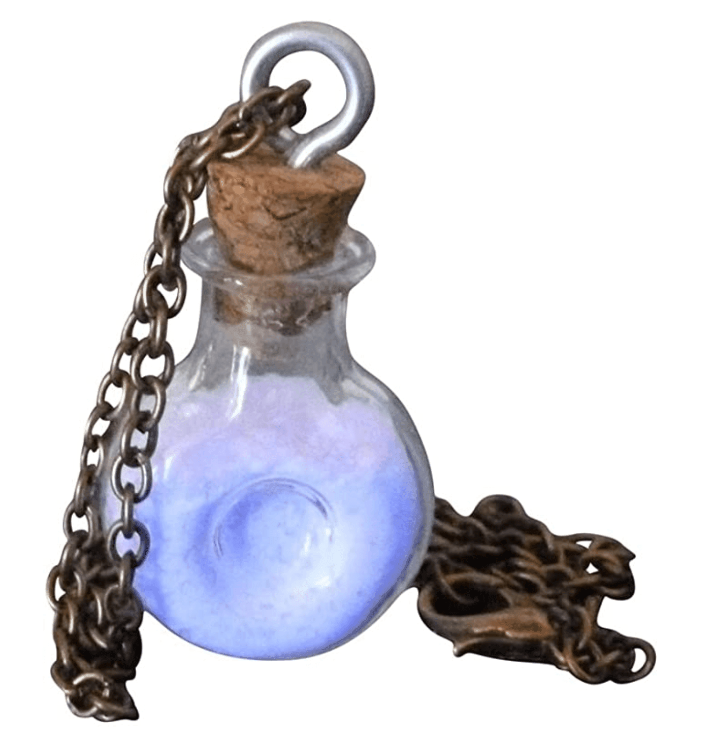 Magical pixie dust glow in the dark necklace - bottle