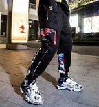 APE2883 Waves Artwork Joggers - S
