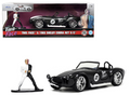 1965 Shelby Cobra 427 S/C #2 Black Metallic and White and Harvey Two-Face Diecast Figure "Batman" "Hollywood Rides" Series 1/32 Diecast Model Car by Jada