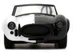 1965 Shelby Cobra 427 S/C #2 Black Metallic and White and Harvey Two-Face Diecast Figure "Batman" "Hollywood Rides" Series 1/32 Diecast Model Car by Jada