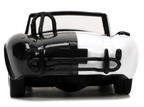 1965 Shelby Cobra 427 S/C #2 Black Metallic and White and Harvey Two-Face Diecast Figure "Batman" "Hollywood Rides" Series 1/32 Diecast Model Car by Jada