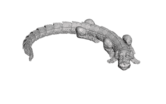 Articulated Falkor The Luck Dragon - White