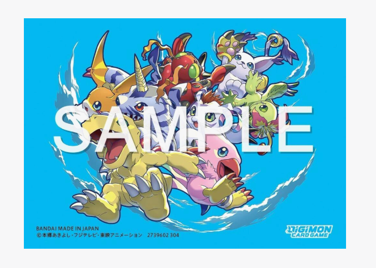 Digimon Card Game Official Card Sleeves 2024 Ver.2.0 (Friends of Adventure)