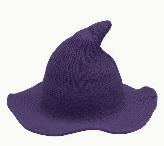 Modern Essentials Witch hat with small point - Purple