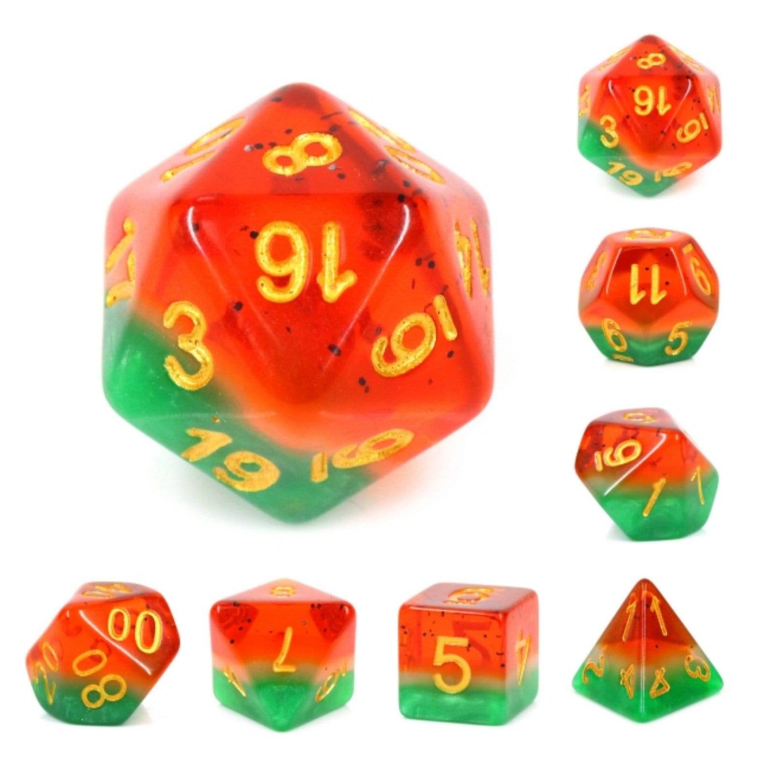 Watermelon RPG Dice Set - 