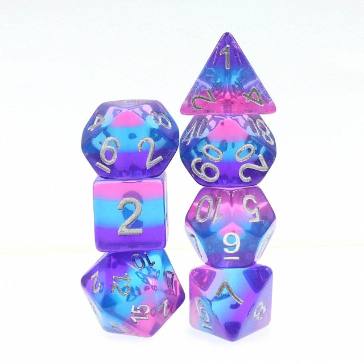 Purple Sky RPG Dice Set - 