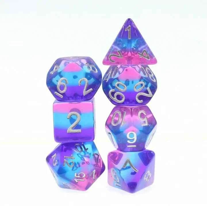 Purple Sky RPG Dice Set - 